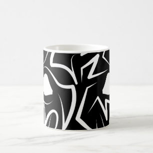 Mug Rat tribal noir et blanc