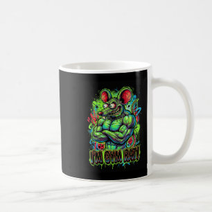 Mug Raticelle de gym musclée Bodybuilder Graffiti Work