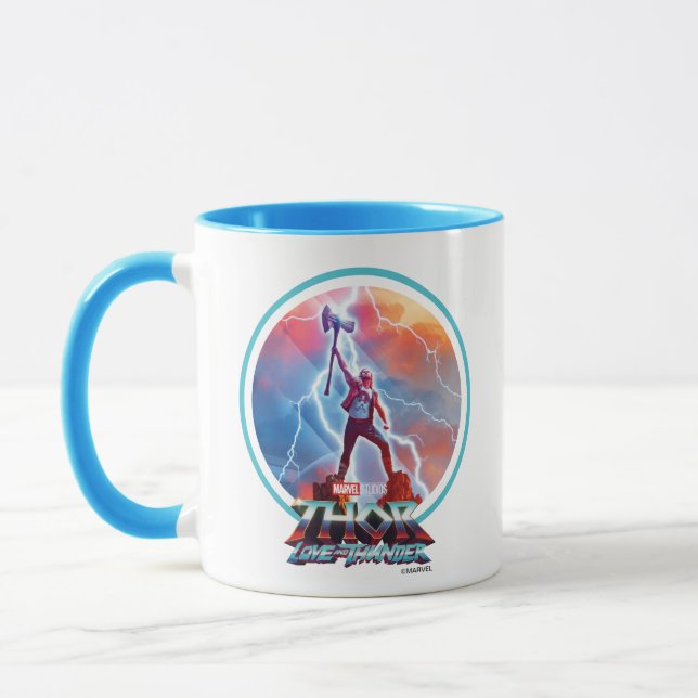 Mug Ravager Thor On Mountain Top With Stormbreaker (Gauche)