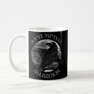 Mug Raven Crow Tentative de meurtre Lune Wiccan Pagan