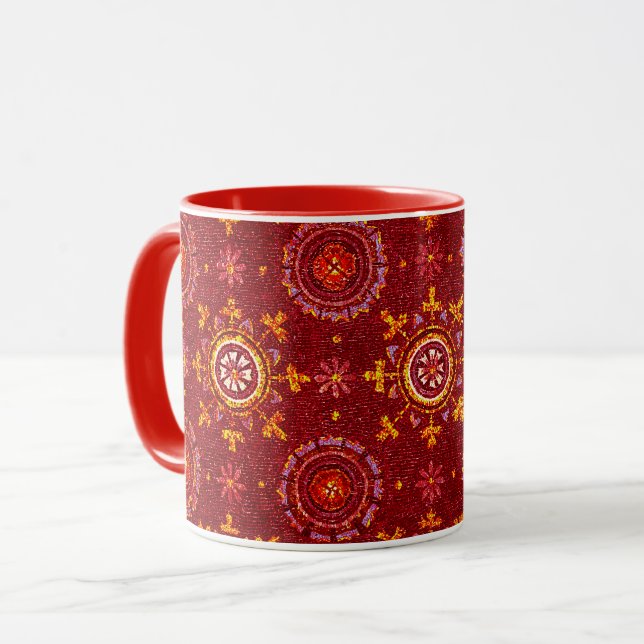 MUG RAVENNA BYZANTINE MOSAÏQUES, ÉTOILES, NUIT D'ÉTOIL (Devant gauche)