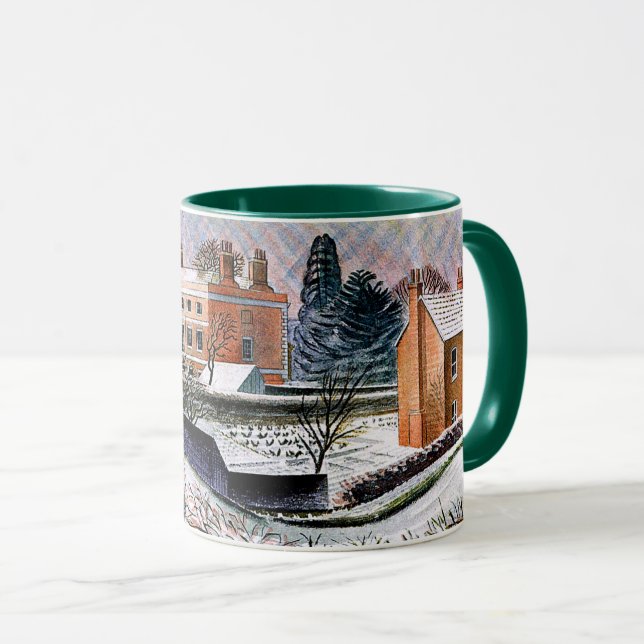 Mug Ravilier - Vicarage en hiver, art (Devant droit)