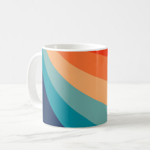 Mug Rayons solaires rétro colorés