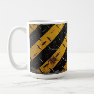 Mug rayures d'avertissement industriel