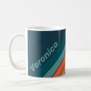 Mug Rayures de lever de soleil de cactus de désert ave