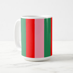 Mug Rayures de Noël contemporaines