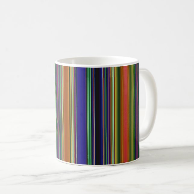 Mug Rayures de plage (Devant droit)
