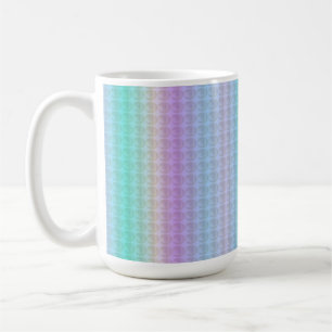 Mug Rayures et motif de point mignons de polka
