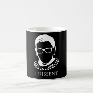 Mug RBG notoire - Je ne suis pas d'accord
