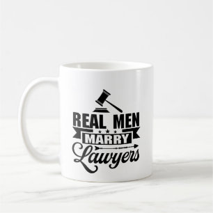Mug Real Men Marry Lawyers Don Pour Le Mari