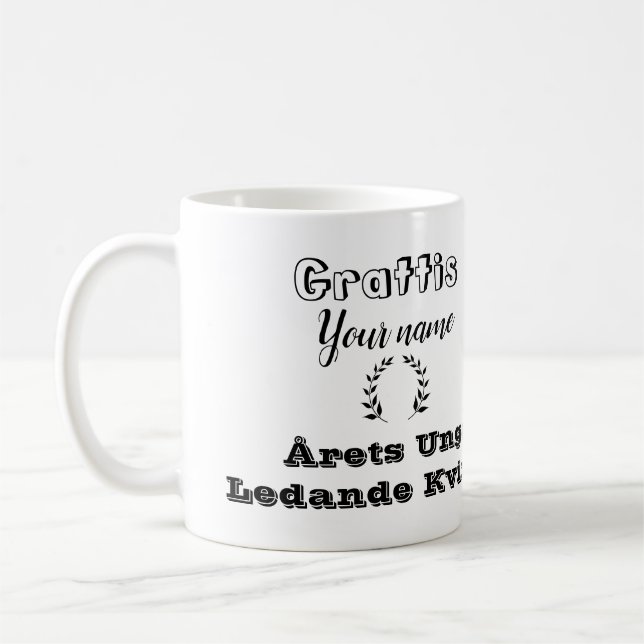 Mug Réalisation Célébration de la reconnaissance réuss (Gauche)
