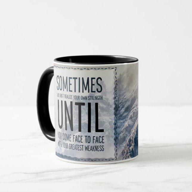 Mug Réalisez Votre Propre Force (Devant gauche)