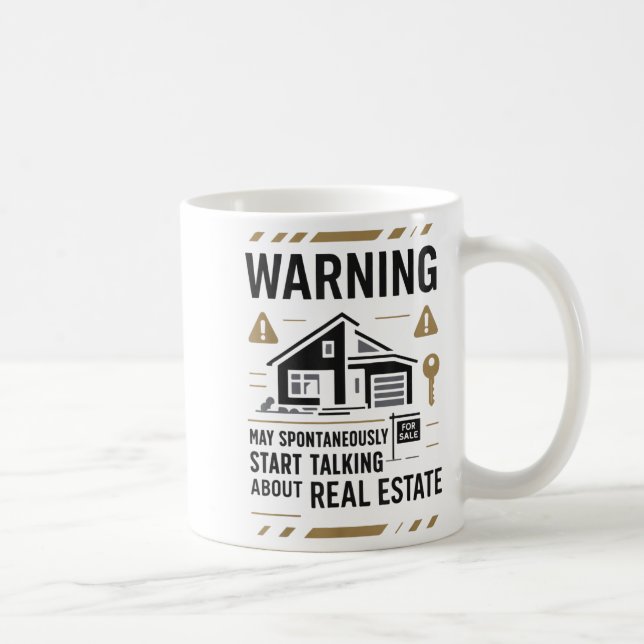 Mug Realtor Warning May Sntaneously Start Talking Abou (Droite)
