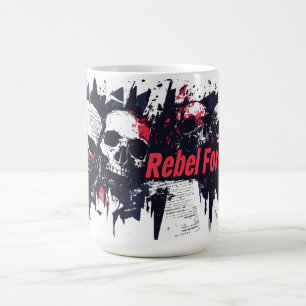 Mug "Rebel Forever" - Conception Graphique de Crâne E
