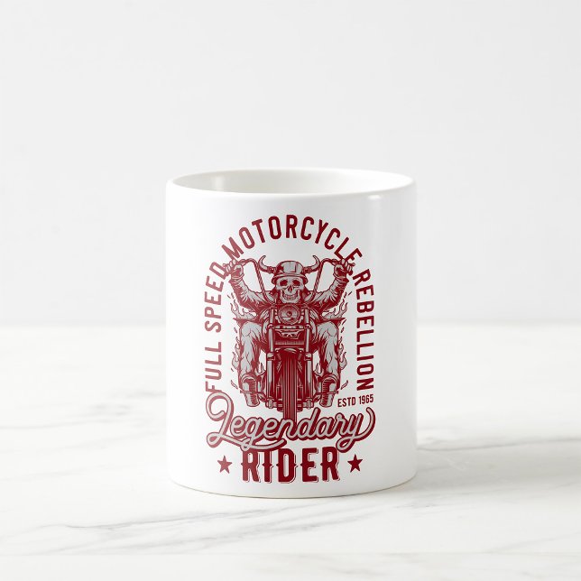Mug Rébellion de la moto à pleine vitesse (Créateur téléchargé)