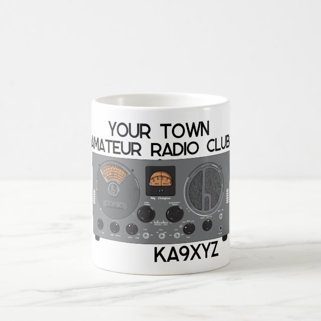 Mug Récepteur radio classique Hallicrafters S 20R (Centre)