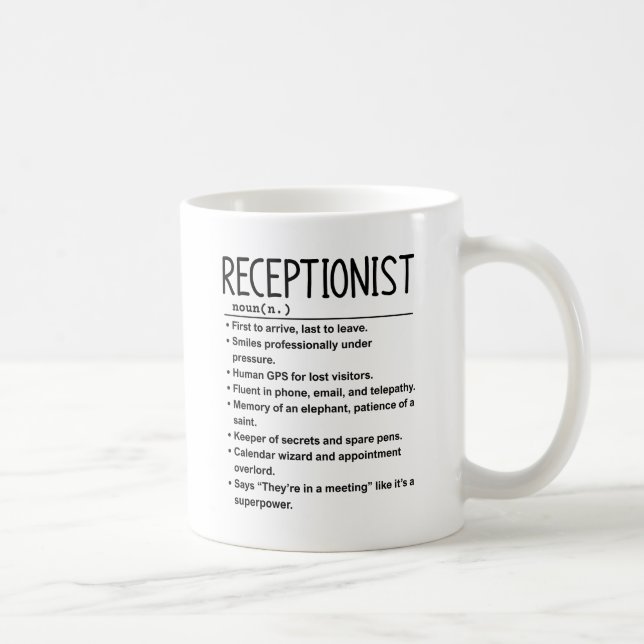 Mug Receptionist (Droite)