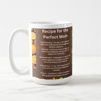Mug Recette cadeau de la Fête des Mères pour la maman 