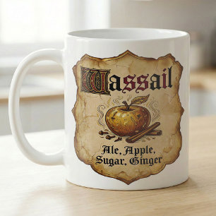 Mug Recette de bière aux pommes épicées Wassail