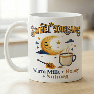 Mug Recette de boisson sommeil lunaire miel noix de mu