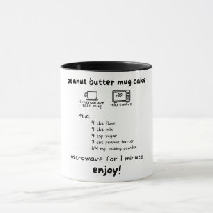 Mug Recette de gâteau cadeau/beurre d'arachide parfait