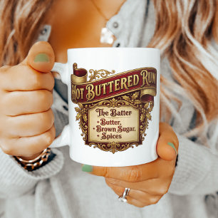 Mug Recette de pâte d'hiver au rhum beurré épicé