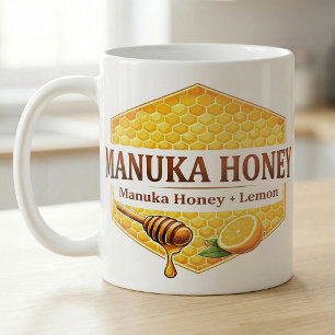 Mug Recette de thé au miel de Manuka et au citron