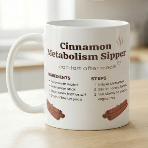 Mug Recette de thé chaud à la cannelle après le dîner