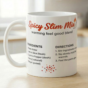 Mug Recette de thé chaud au citron gingembre et cayenn