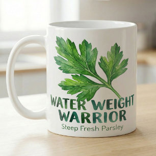 Mug Recette de thé drôle au persil de Water Weight War