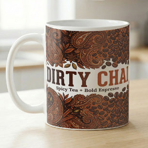 Mug Recette de thé épicé au goût de Dirty Chai et d'es