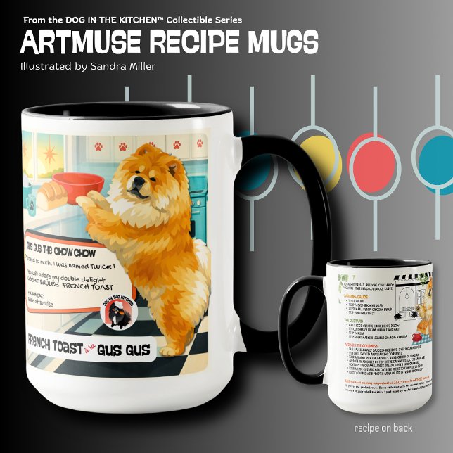 Mug Recette du musée d'art GUS GUSI Chow (Créateur téléchargé)