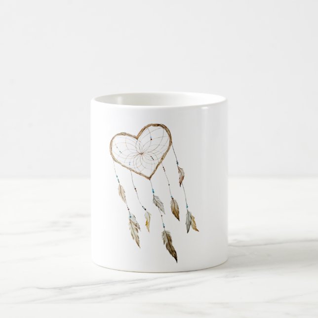 Mug Receveur rêveur de coeur (Centre)