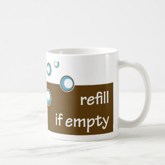 Mug recharge si vide