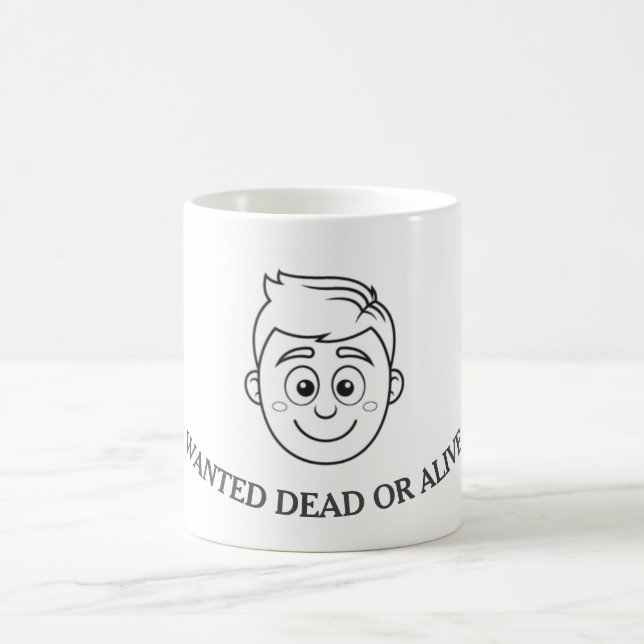 Mug Recherché mort ou vivant (Centre)