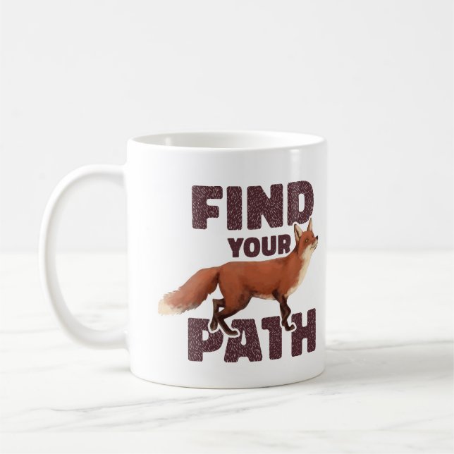 Mug Rechercher votre chemin Red Fox (Gauche)
