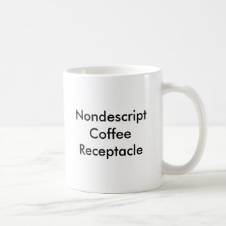 Mug Récipient indéfinissable de café