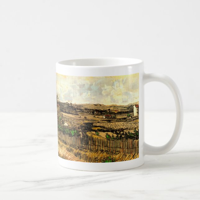 Mug Récolte en Provence Montmajour par Vincent van Gog (Droite)