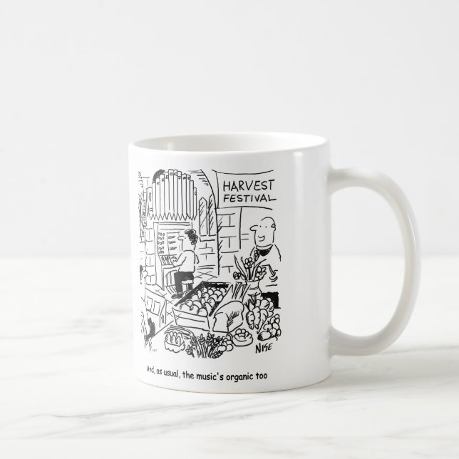 Mug Récolte Festival Service de l'église avec orgue de (Droite)