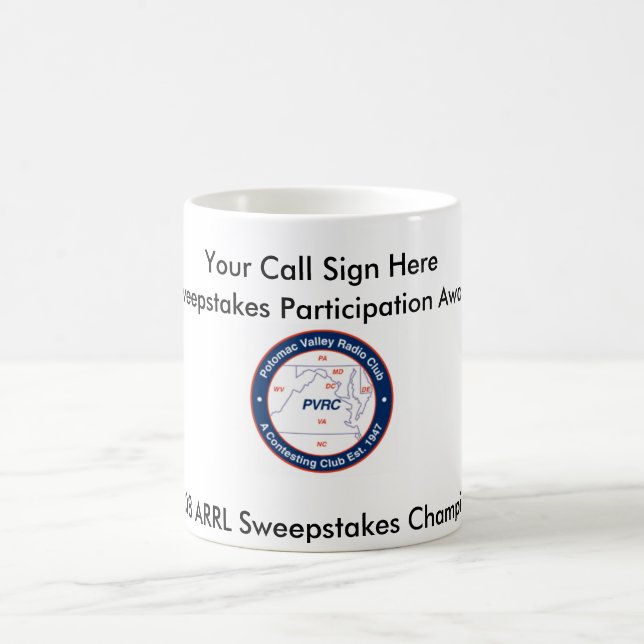 Mug Récompense de Partcipation - 2008 sweepstakes (Centre)