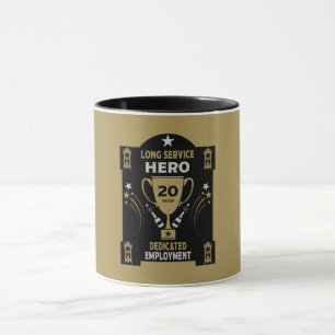 Mug Reconnaissance du service de longue durée Vingt an
