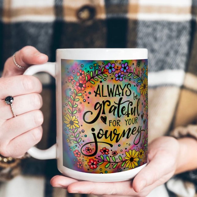 Mug Reconnaissant pour votre voyage (Créateur téléchargé)