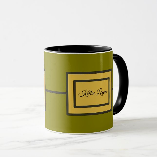 Mug Rectangle Cadre (Devant droit)