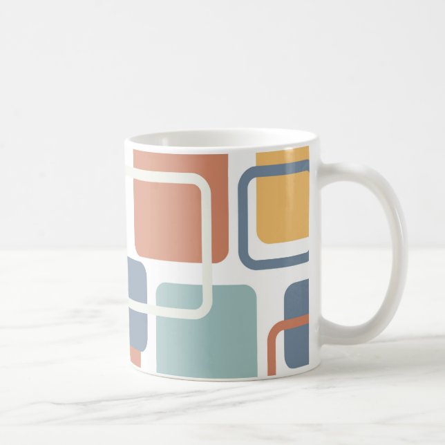 Mug Rectangles modernes 3 d'Eames (Droite)