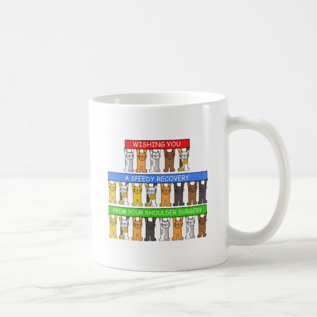 Mug Récupération rapide de la chirurgie de l'épaule (Droite)