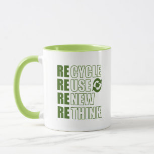 Mug Recycler réduire la réutilisation renouveler repen