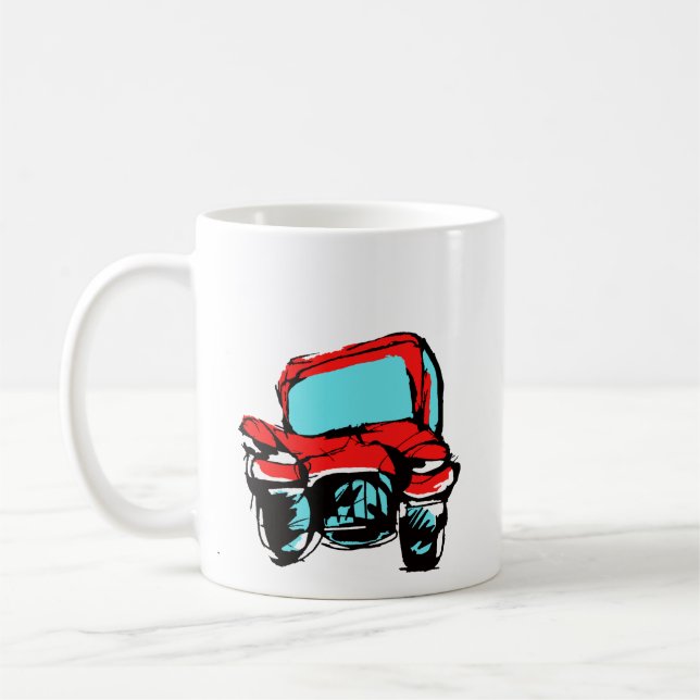 Mug Red Car (Gauche)