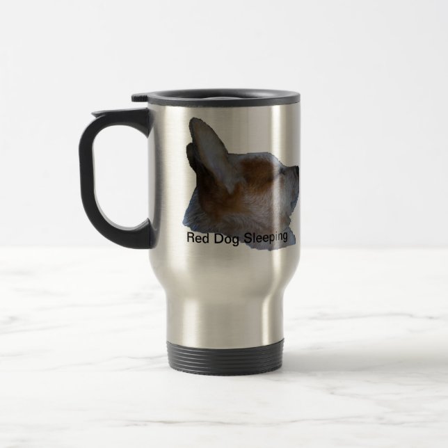 Mug Red Dog Sleeping (Left)