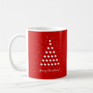 Mug Red Elegant Texas Christmas Tree