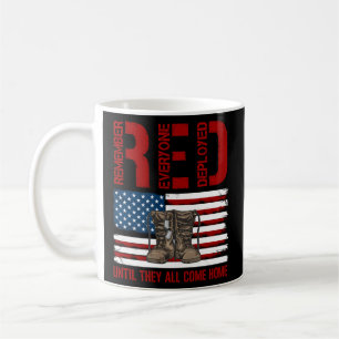 Mug Red Friday Militaire vétéran se souvenir de tout l